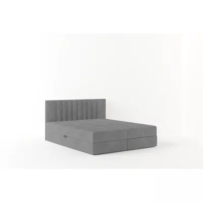 Amerikanisches Bett 160x200 TORINA 1 - hellgrau