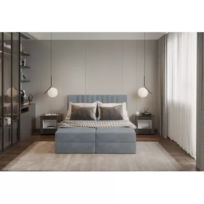 Amerikanisches Bett 160x200 TORINA 2 - hellgrau