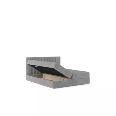 Amerikanisches Bett 160x200 TORINA 2 - hellgrau