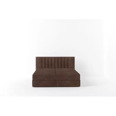 Amerikanisches Bett 140x200 TORINA 2 - braun
