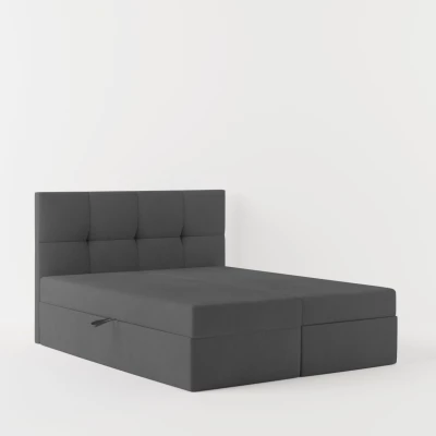 Boxspringbett 180x200 MOSELA 2 - grau