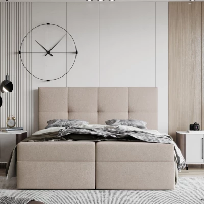 Boxspringbett 160x200 MOSELA 2 - beige