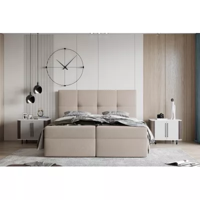Boxspringbett 180x200 MOSELA 2 - beige