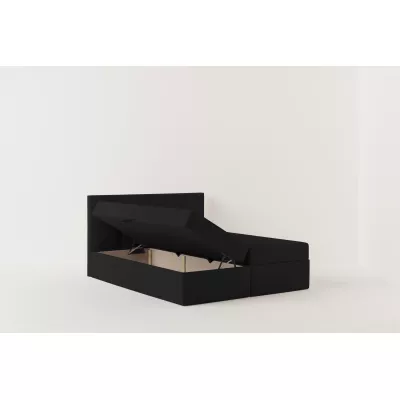 Boxspringbett 140x200 MOSELA 2 - schwarz