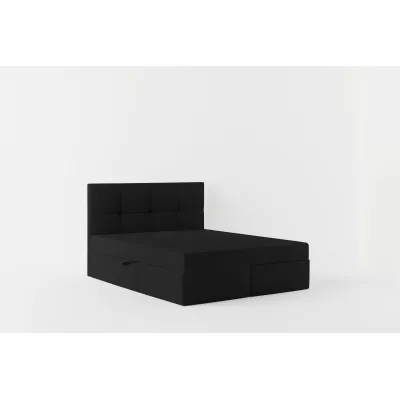 Boxspringbett 140x200 MOSELA 2 - schwarz
