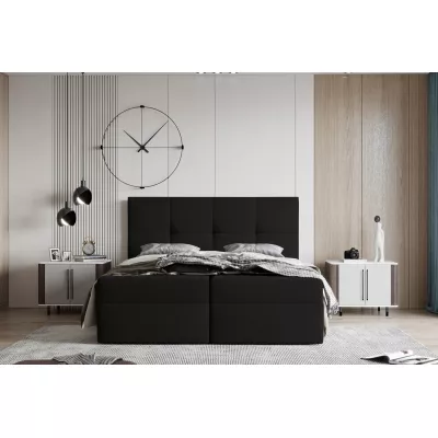 Boxspringbett 180x200 MOSELA 2 - schwarz