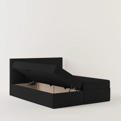 Boxspringbett 180x200 MOSELA 2 - schwarz