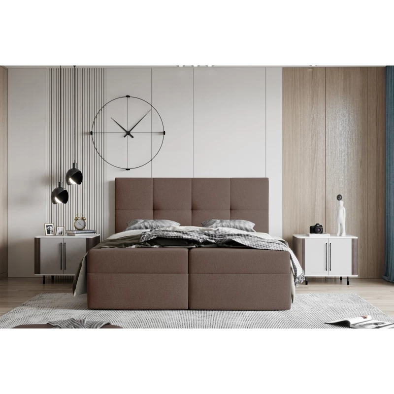 Boxspringbett 180x200 MOSELA 2 - braun