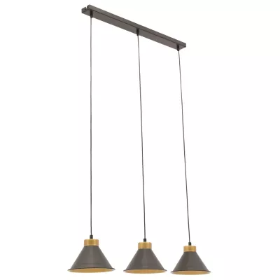 Beleuchtung über dem Esstisch DETMER - schwarz / gold