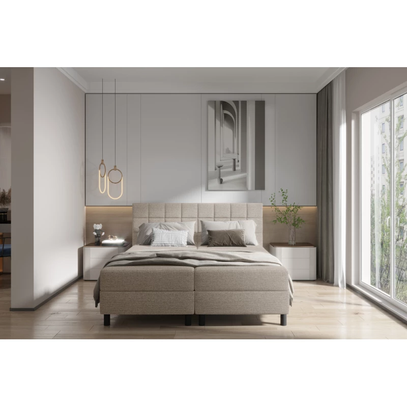 Hotelbett 180x200 BRUMA 1 - beige