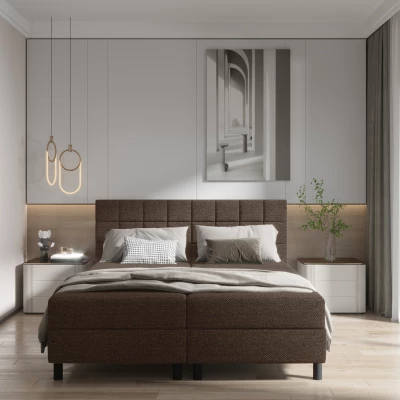 Hotelbett 160x200 BRUMA 2 - braun