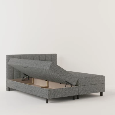Hotelbett 140x200 BRUMA 2 - hellgrau