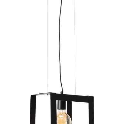 Industrielle Pendelleuchte GIORRI – schwarz