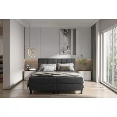 Hotelbett 140x200 BRUMA 2 - dunkelgrau