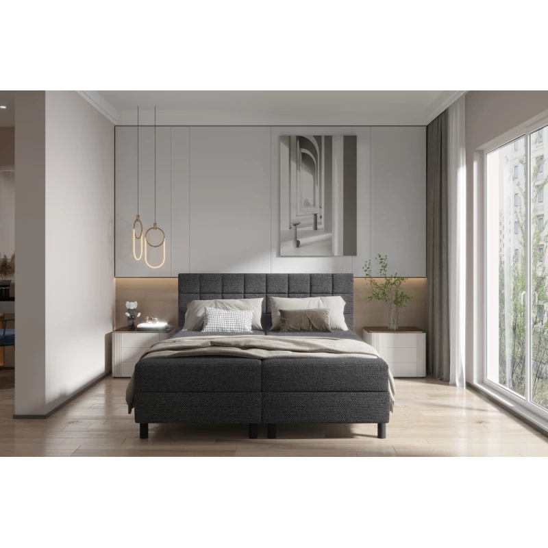 Hotelbett 160x200 BRUMA 1 - dunkelgrau