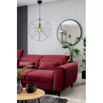 Designer-Hängeleuchter OLINTO - schwarz