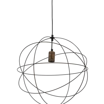 Designer-Hängeleuchter OLINTO - schwarz
