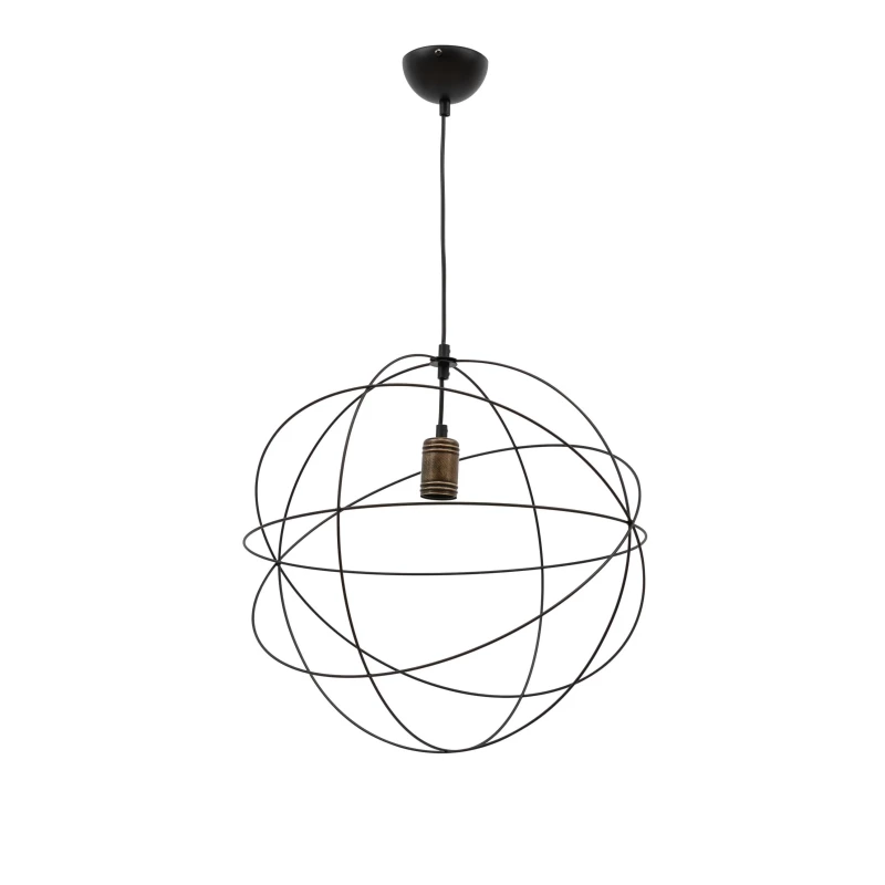 Designer-Hängeleuchter OLINTO - schwarz