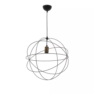 Designer-Hängeleuchter OLINTO - schwarz