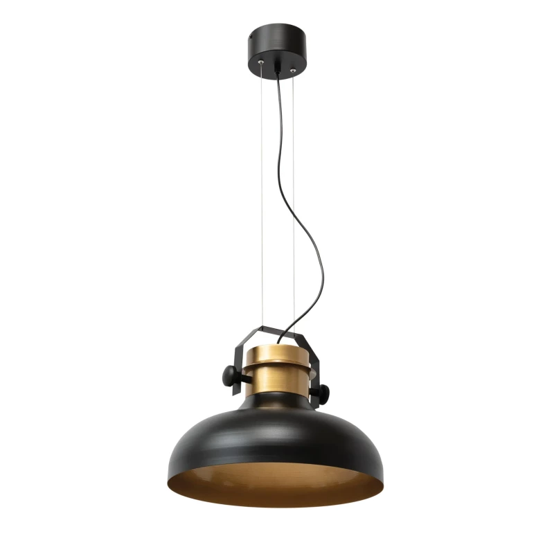 Moderne Pendelleuchte STEALLE – Schwarz/Gold
