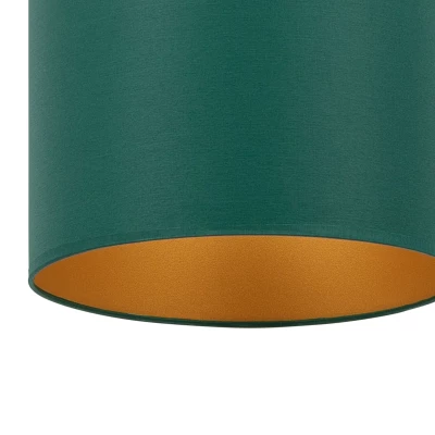 Skandinavischer Hängeleuchter VESPILLO – grün/gold/schwarz