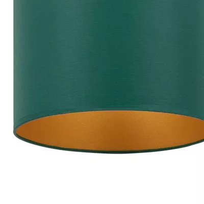 Skandinavischer Hängeleuchter VESPILLO – grün/gold/schwarz