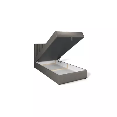 Amerikanisches Einzelbett 100x200 KAIVA 1 - Senfgelb