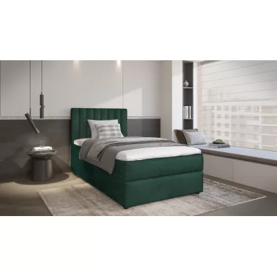 Amerikanisches Einzelbett 100x200 KAIVA 2 - grün