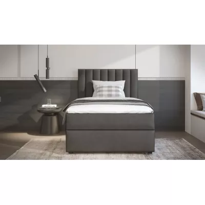 Amerikanisches Einzelbett 90x200 KAIVA 1 - grau