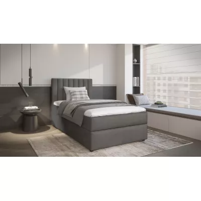 Amerikanisches Einzelbett 80x200 KAIVA 2 - grau