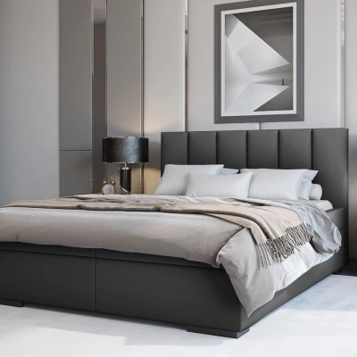 Hotel-Doppelbett 160x200 LUNARIA 1 - schwarz