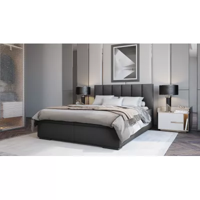 Hotel-Doppelbett 180x200 LUNARIA 2 - schwarz