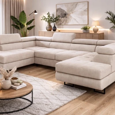 Sofagarnitur für U AZARIA - beige