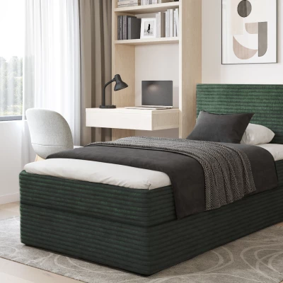 Einzelbett 90x200 ORVEXA 2 - grün