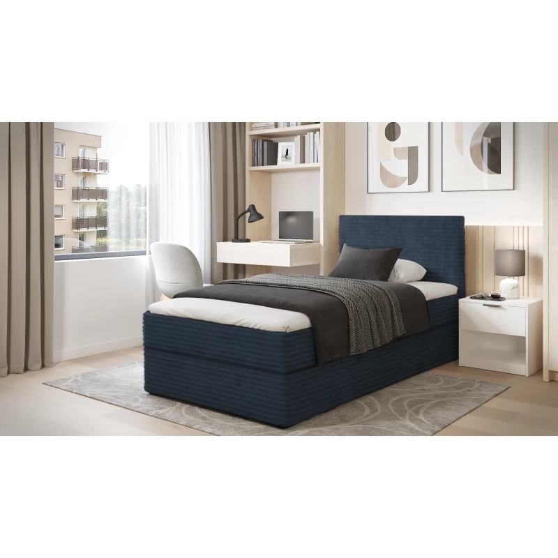 Einzelbett 90x200 ORVEXA 2 - blau