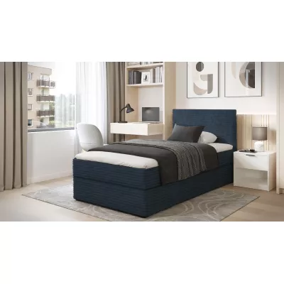 Einzelbett 90x200 ORVEXA 2 - blau