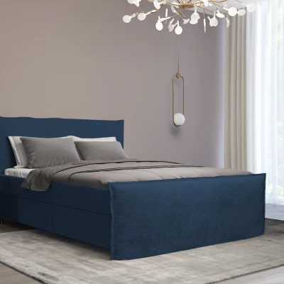 Boxspringbett 180x200 NAVERA 1 - blau