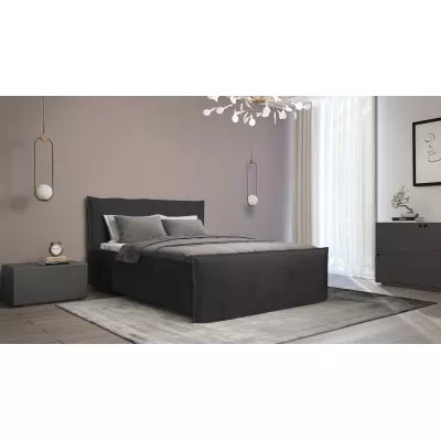 Boxspringbett 160x200 NAVERA 2 - schwarz