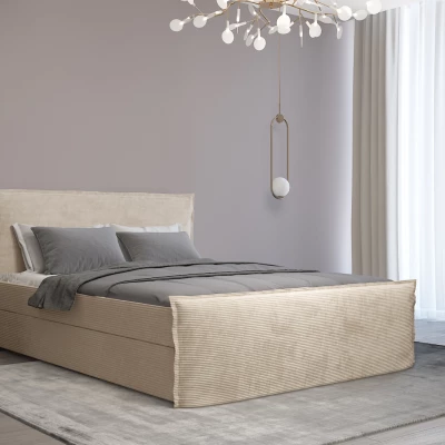 Boxspringbett 140x200 NAVERA 2 - beige