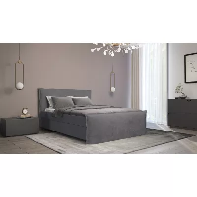 Boxspringbett 180x200 NAVERA 2 - grau