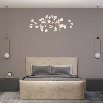 Boxspringbett 140x200 NAVERA 1 - Beige