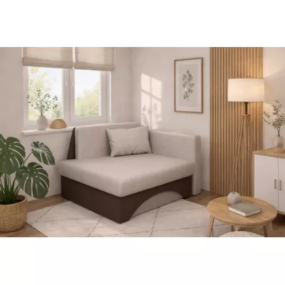 Kinderschlafsofa URBAS - beige/braun