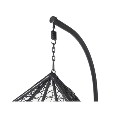Set Hängesessel für den Garten DADO - schwarz