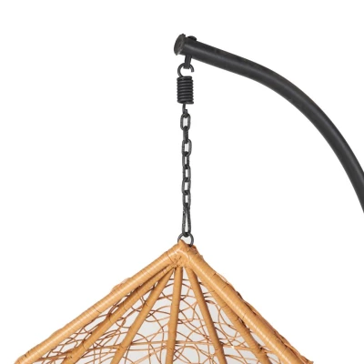 Set Hänge-Gartenstühle DADO - braun/schwarz