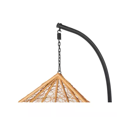 Set Hänge-Gartenstühle DADO - braun/schwarz