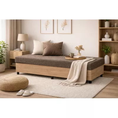 Tagesbett 80x200 ELUNES - braun