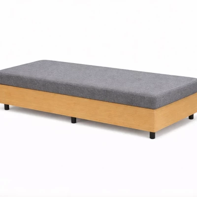 Tagesbett 80x200 ELUNES - hellgrau