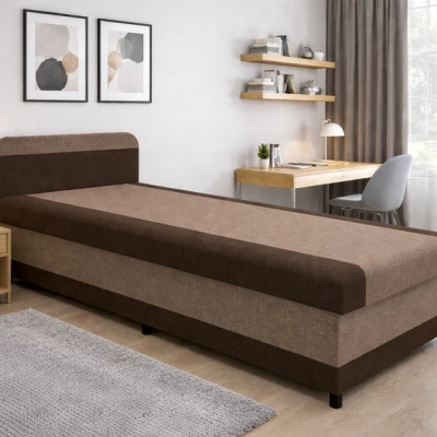 Einzel-Tagesbett 80x200 MOVES - beige/braun