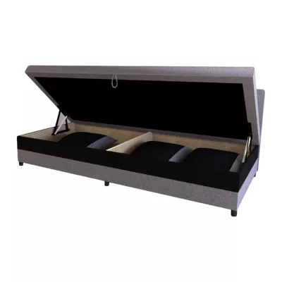 Tagesbett mit Stauraum 80x200 VIONEST - beige / schwarz