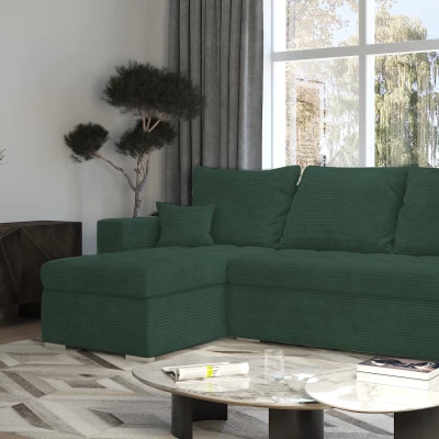 Schlafsofa mit Stauraum ZEPHYRA - grün